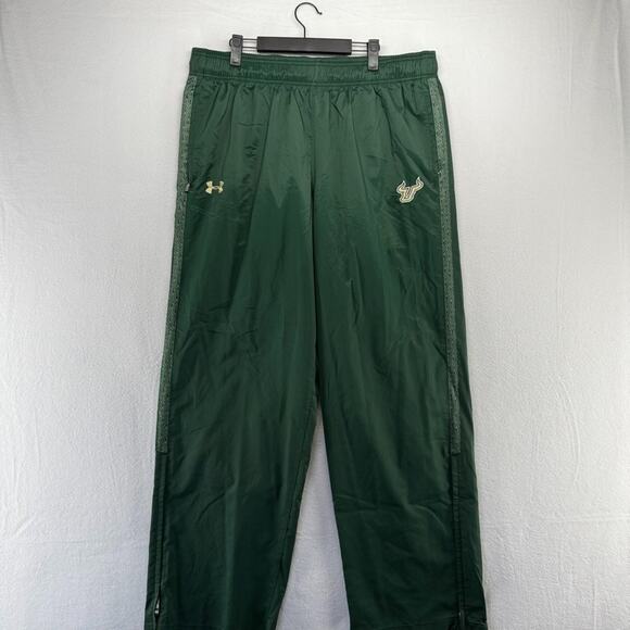 University South Florida Sweatpants Men's 2XL Green Team Issued UNder Armour USF - Picture 1 of 10